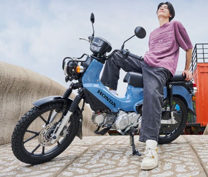 Ngoại hình xe Cross Cub 110 mang phong cách cổ điển và hiện đại
