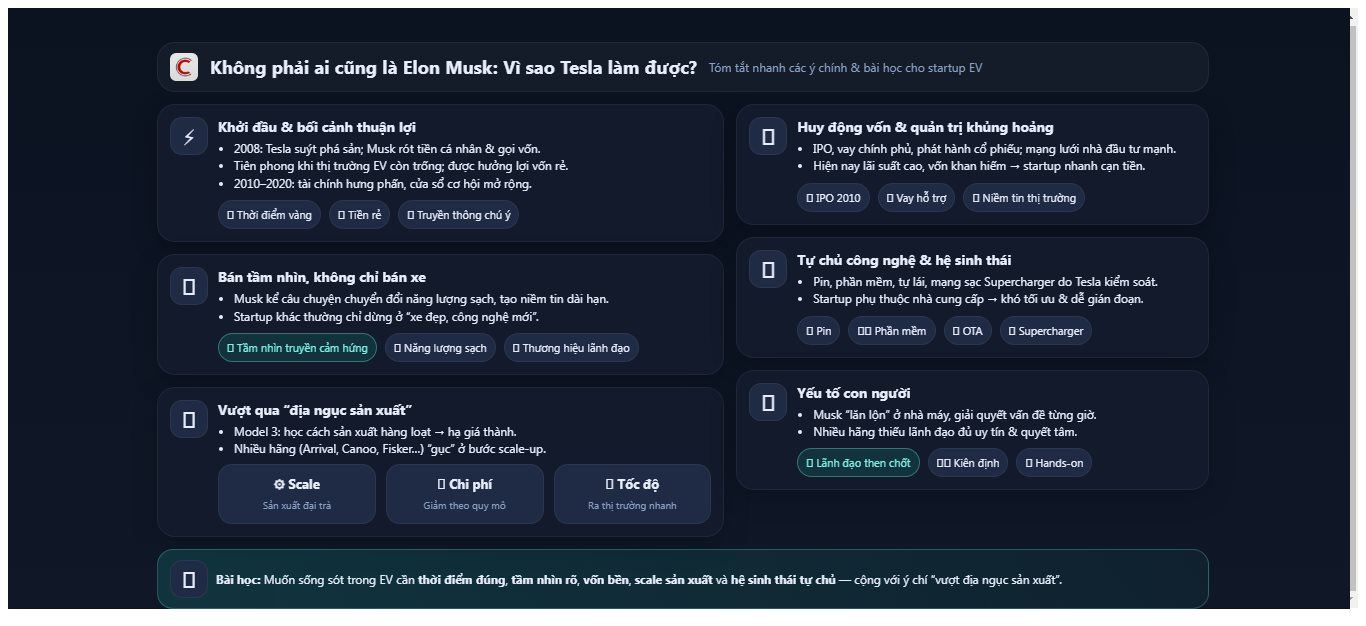 Elon Musk và tầm nhìn xanh cho tương lai