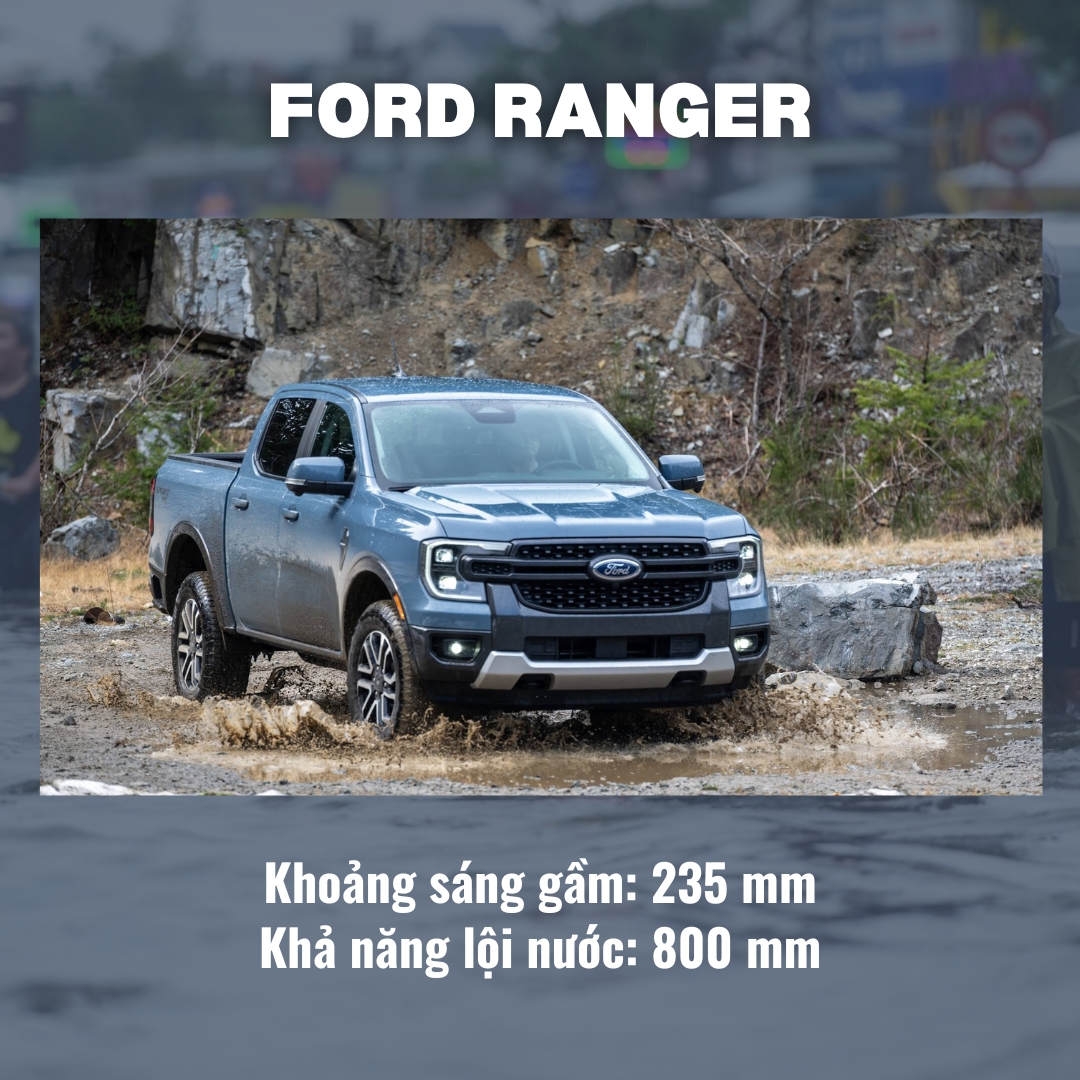 SUV vượt qua thử thách mưa gió