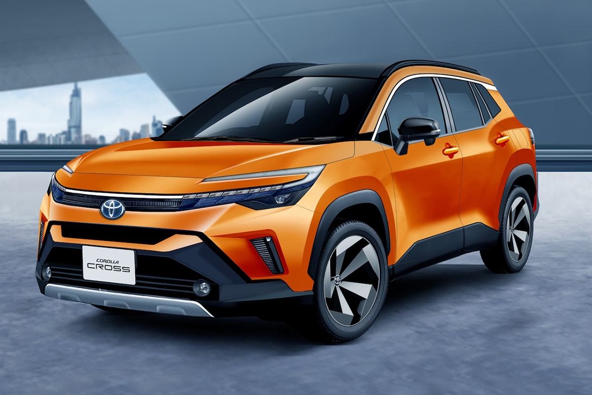 Toyota Corolla Cross thế hệ 2 phác họa