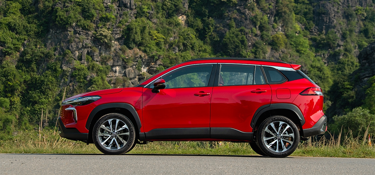 Toyota Corolla Cross lớn hơn so với bản hiện tại