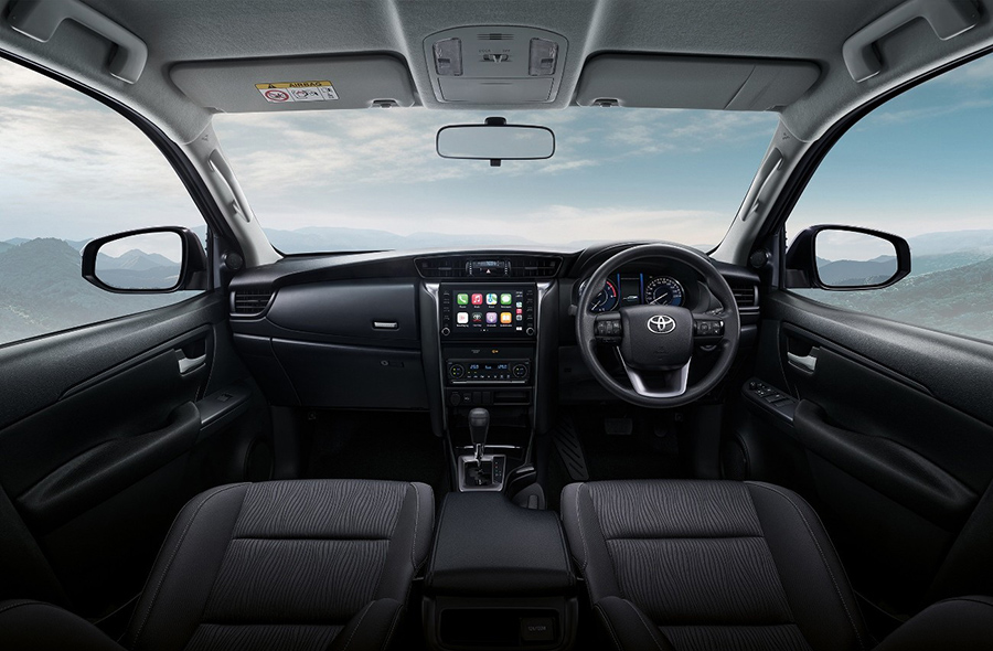 Nội thất Toyota Fortuner mới tại Thái Lan