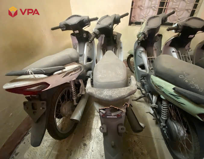 Lô xe máy được đấu giá tại Hà Nội - Ảnh 2 Xe máy tịch thu đấu giá Hà Nội