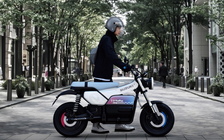 Suzuki e-VanVan thiết kế cổ điển pha hiện đại