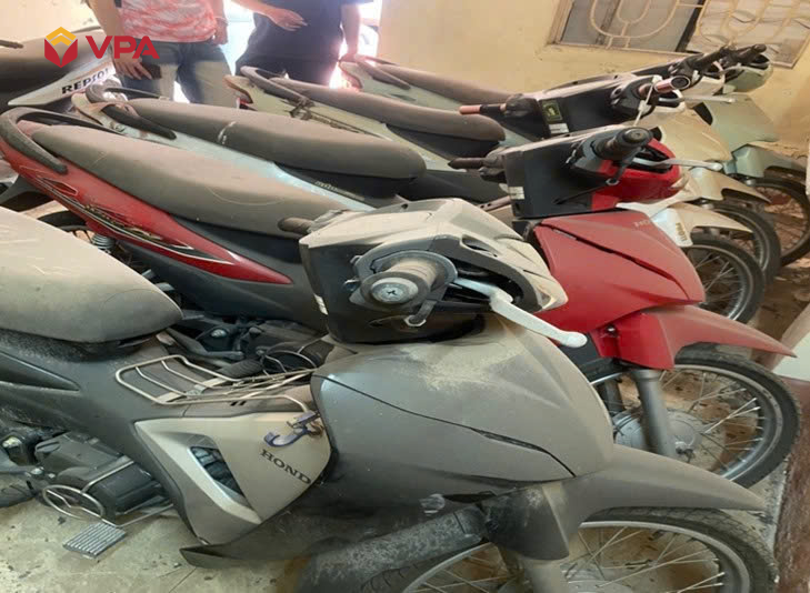 Lô xe máy được đấu giá tại Hà Nội - Ảnh 1 Lô xe máy đấu giá Hà Nội