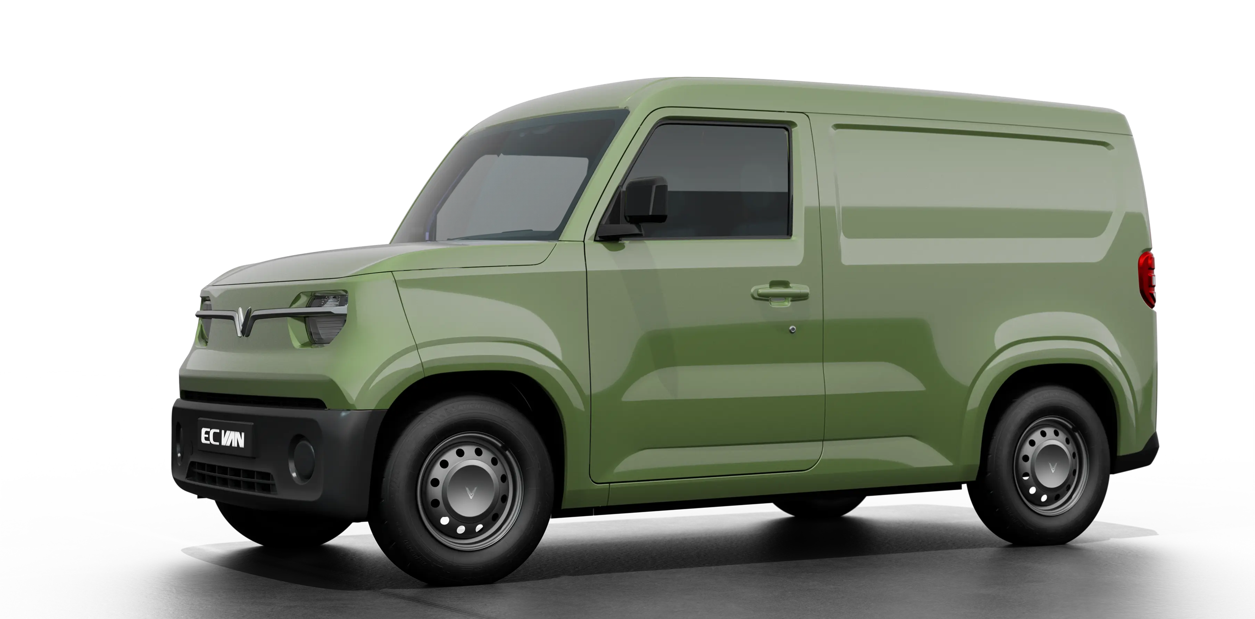 Hình ảnh đối chiếu giữa xe thực tế và ảnh dựng EC Van