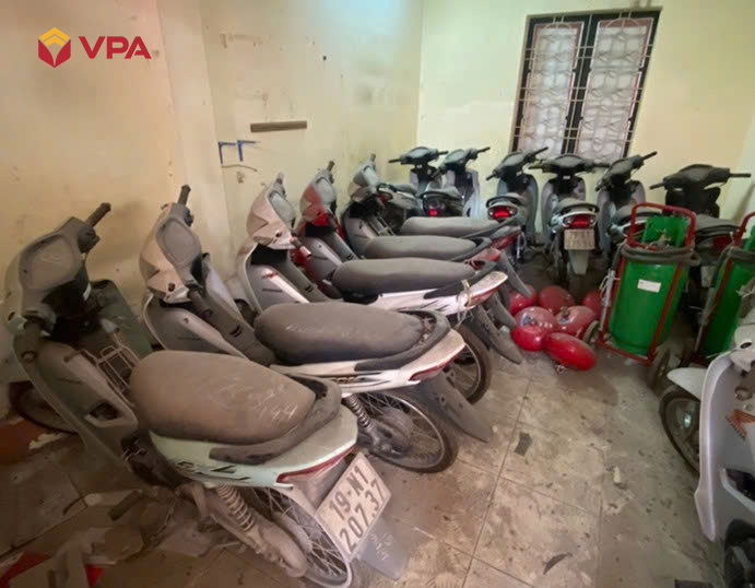 Lô xe máy được đấu giá tại Hà Nội - Ảnh 4 Xe máy phế liệu đấu giá Hà Nội