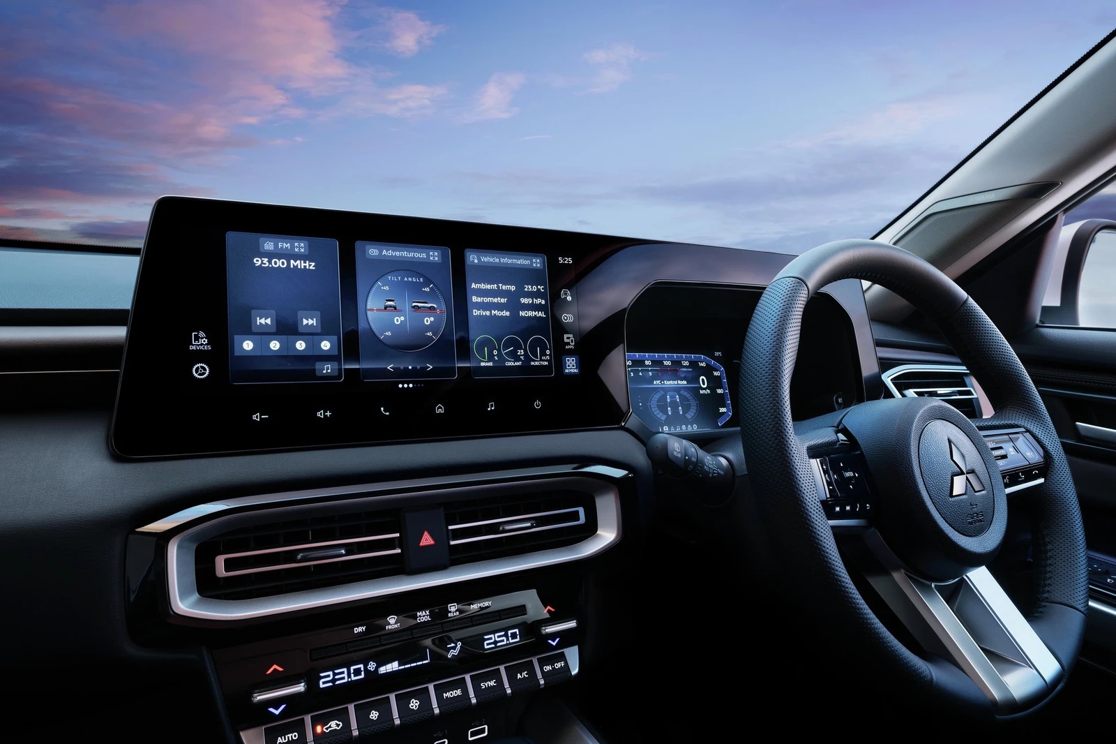 Nội thất Mitsubishi Destinator tương đồng Xforce Không gian cabin rộng rãi với bố trí 7 chỗ ngồi