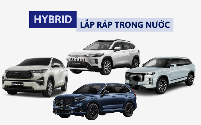 Xe hybrid lắp ráp trong nước