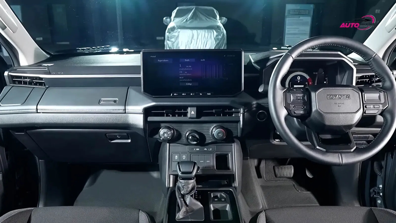 Nội thất Toyota Hilux 2026 giống Prado Khoang lái hiện đại Hilux mới