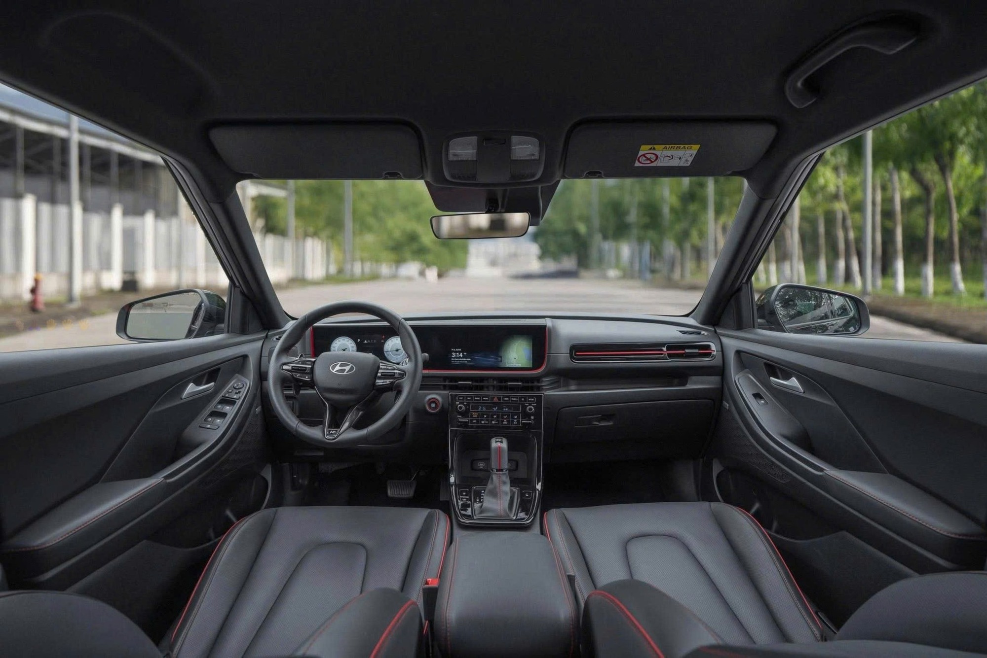 Nội thất Hyundai Creta với màn hình đôi lớn Nội thất nổi bật màn hình đôi kích thước lớn