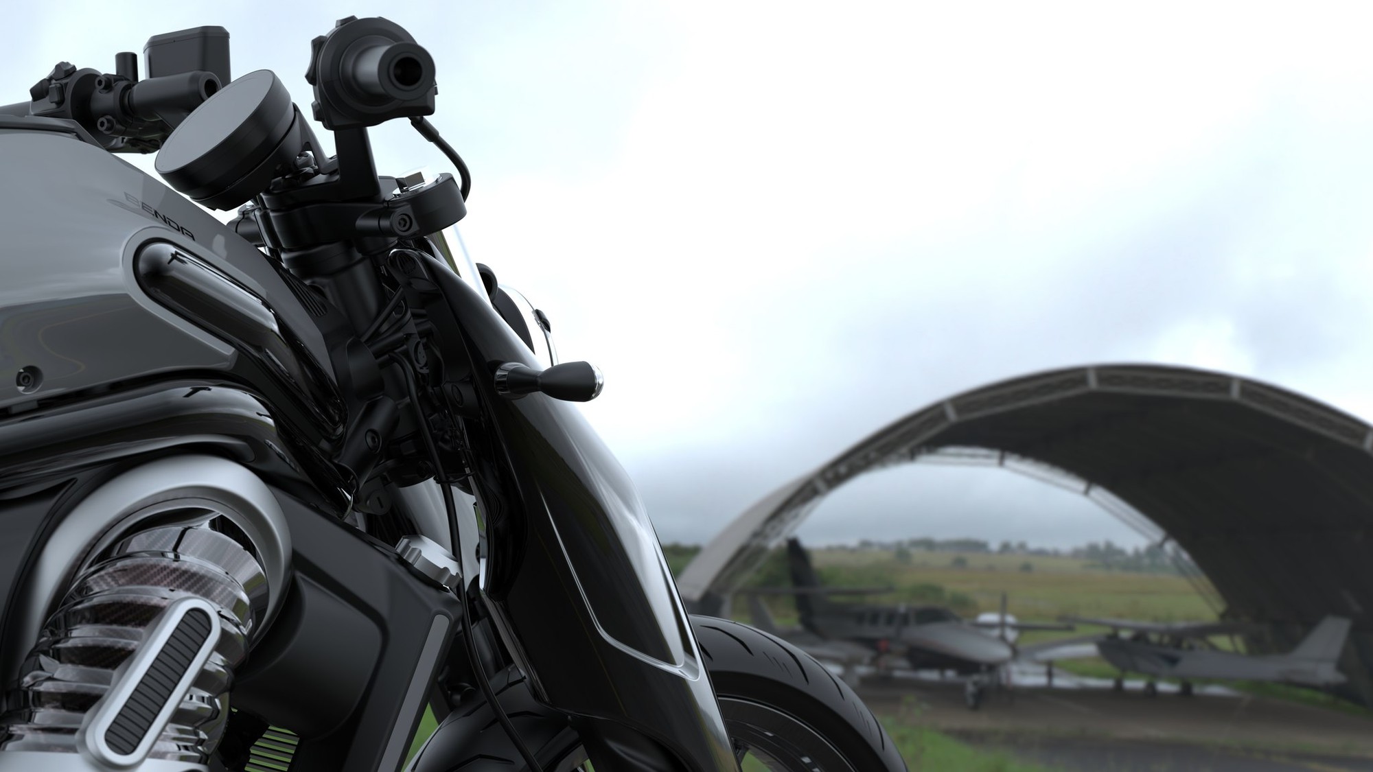 Mẫu xe máy được mệnh danh là 'quái vật lai' 250cc: Benda P51 thách thức giới hạn 60 mã lực- Ảnh 10. Chi tiết thiết kế cơ bắp của Benda P51